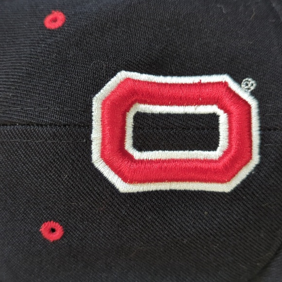 Authentic Zephyr The Z Hat Black Ohio State Red Block O Buckeyes Youth 7 1/8 - Picture 2 of 11